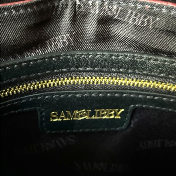 EUC- Sam & Libby Crossbody bag Maroon & Gold Embellishments - Picture 11 of 11